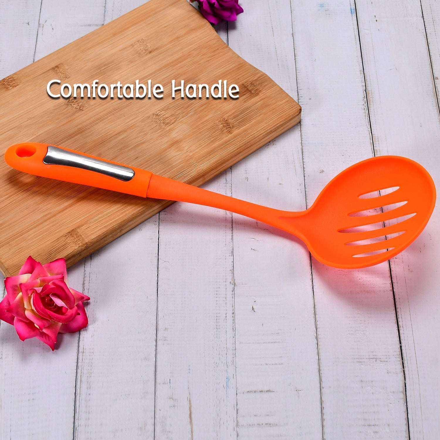 2256 35cm Cooking Shovels Vegetable Colander Scoop Nylon Spoon Large Colander Soup Filter Kitchen Tools DeoDap 2256 35cm Cooking Shovels Vegetable Colander Scoop Nylon Spoon Large Colander Soup Filter Kitchen Tools DeoDap